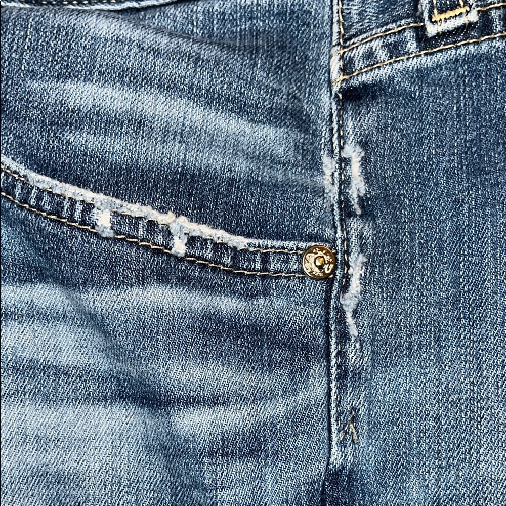AG Adriano Goldschmied The Ex Boyfriend Slim Blue Denim Jeans Size 29 - Picture 16 of 16